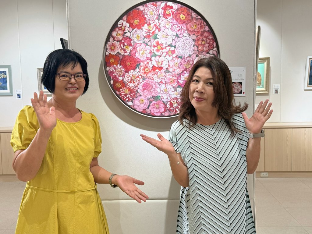 《次第花開》映照生命節奏　膠彩藝術家許寶勉天母SOGO個展登場