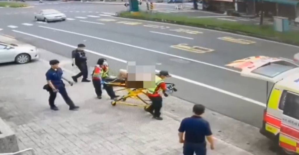 怒砸屏東地檢署大門玻璃！　男子開庭後情緒失控遭逮捕強制送醫