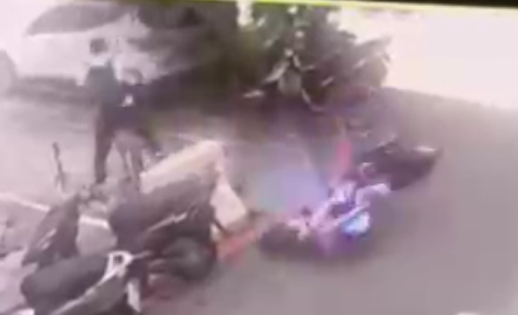 又是他！機車兩度遭推倒踹倒對方只罰錢沒賠錢　台中男嘆：「我要搬家了！」