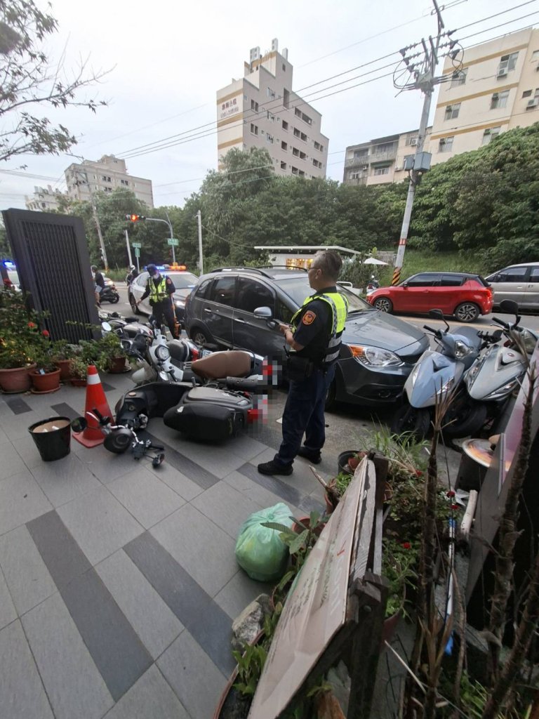 沙鹿毒駕撞8車！　警方立即逮人送辦建請聲押