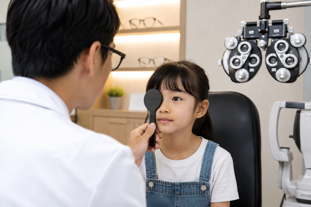 孩子常瞇眼、歪頭看東西要注意！宏恩眼鏡「鏡桑」提醒3大視力警訊