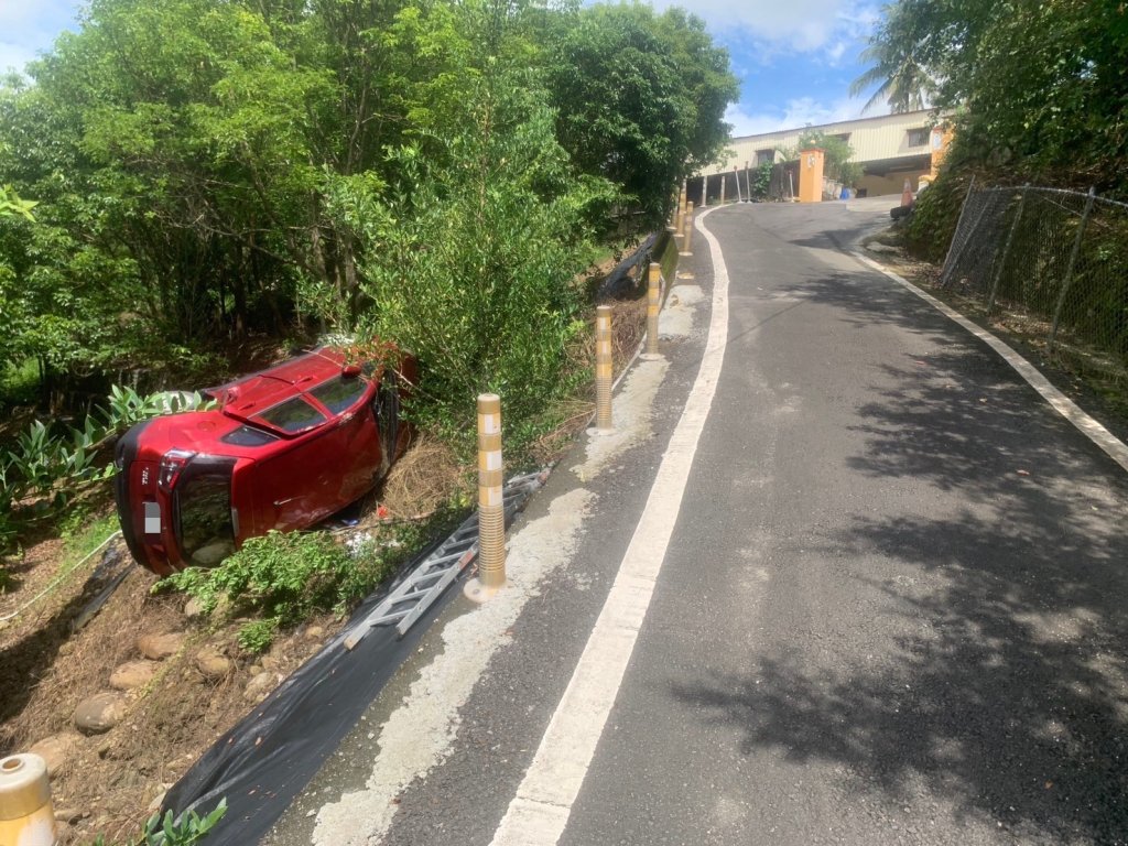 快訊／酒駕被自己擊落！高雄男「喝茫」載2友聚餐 墜邊坡3傷送醫