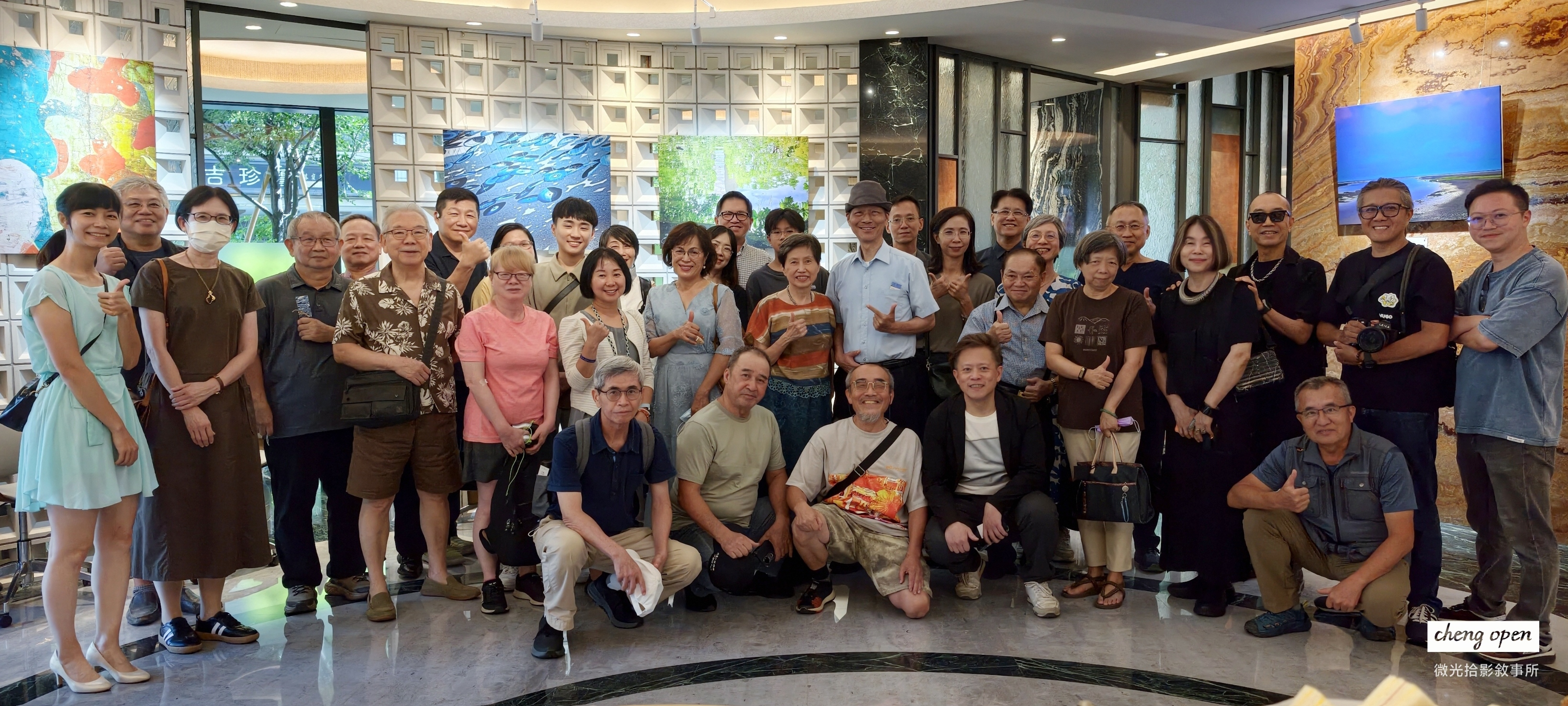 《侘寂微光・風景知道》謝炳昌光影個展大合照