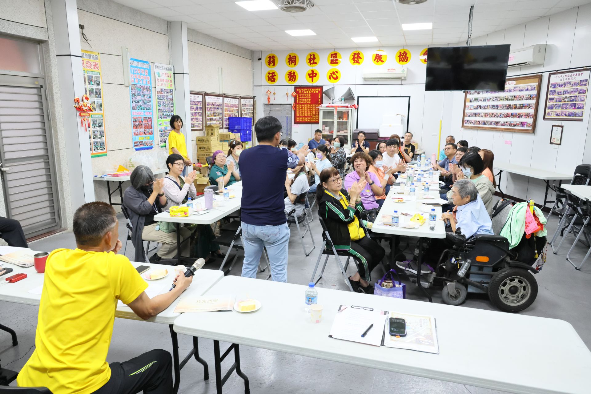 彰化志同宮內，20大社福機構代表齊聚一堂