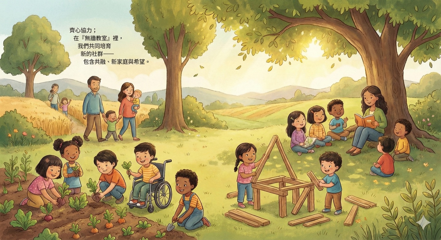 無牆的教室：基石華德福的孩子們，不分彼此地在土地上共學。這是一場珍貴的社會實驗，期待更多家庭的加入，讓這份價值延續下去。