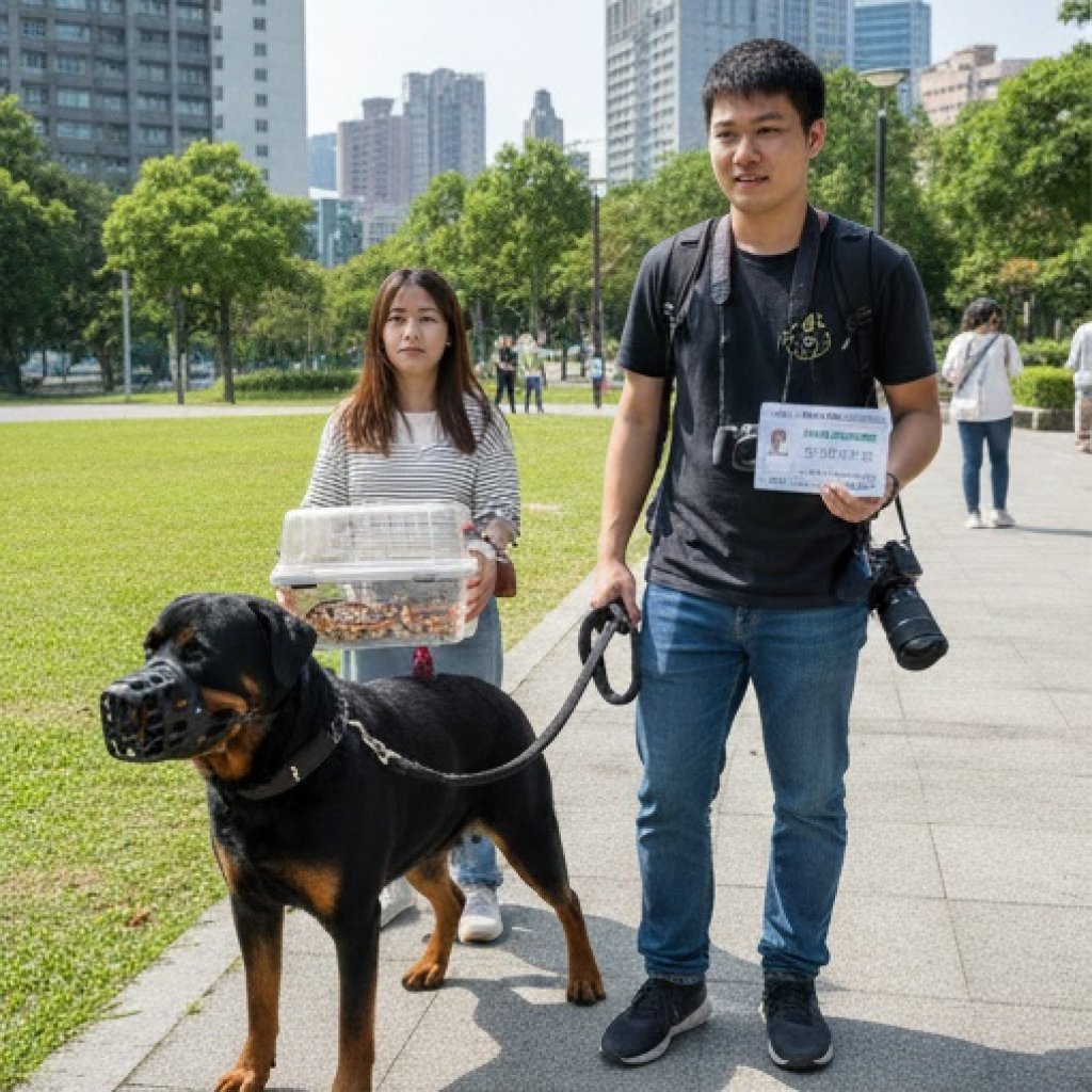 蛇犬上街再發意外，飼主安全責任，民眾勿靠近觸摸