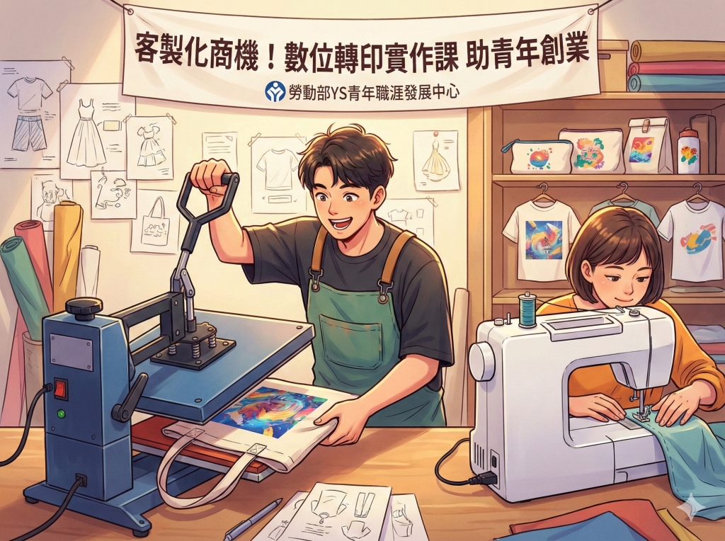 2026青年職涯首選！YS中心「圖像商品開發」實戰班開放報名，名額有限手刀搶