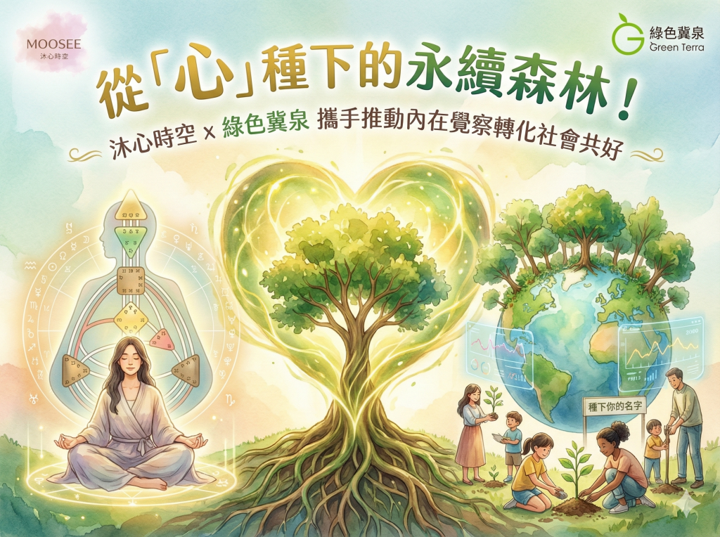 【公益焦點】從「心」種下的永續森林！沐心時空攜手綠色冀泉　推動「內在覺察」轉化社會共好
