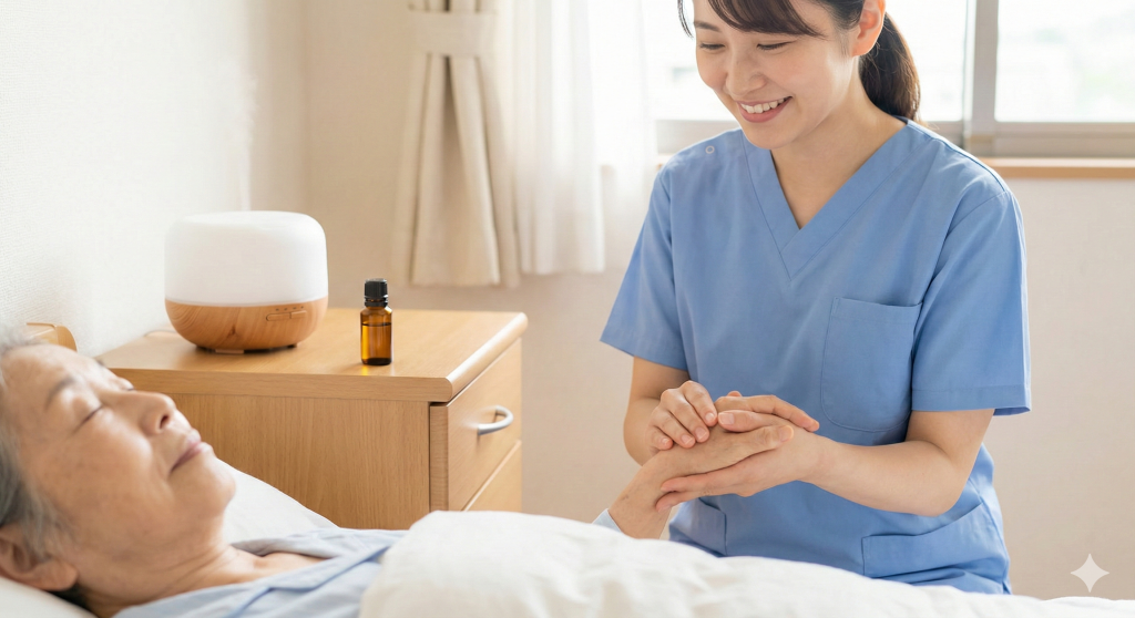 ​一滴精油的溫柔哲學：長照現場，我看見「休息」比「療程」更重要