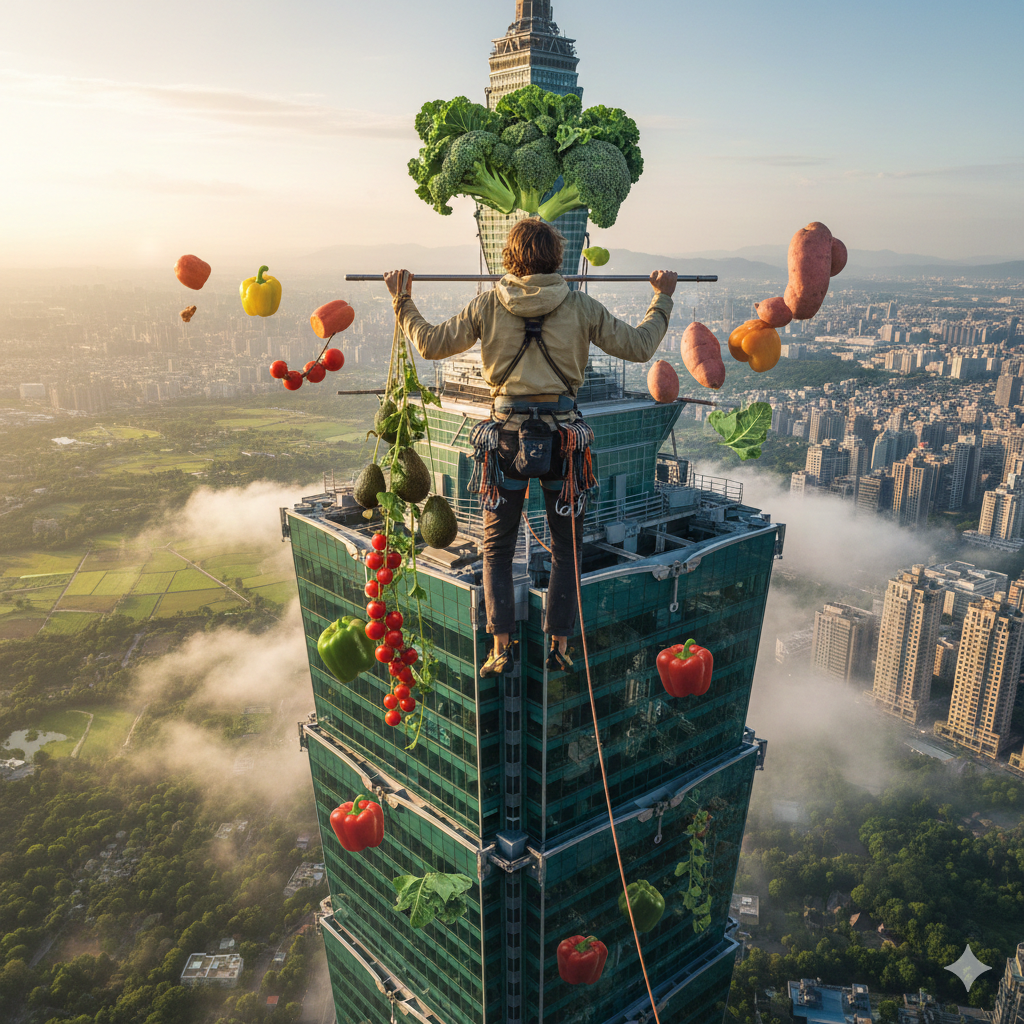 從巔峰挑戰看蔬食：一週一日，你也可以啟動職場表現的綠色奇蹟！