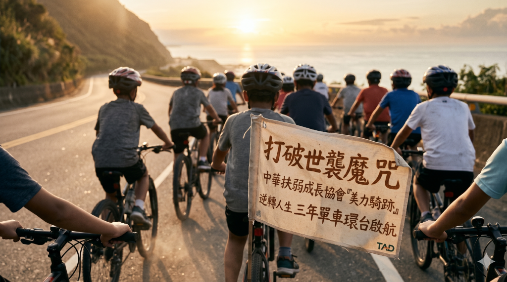 拒絕貧窮世襲！中華扶弱成長協會伴30名弱勢童「單車環台」騎出奇蹟