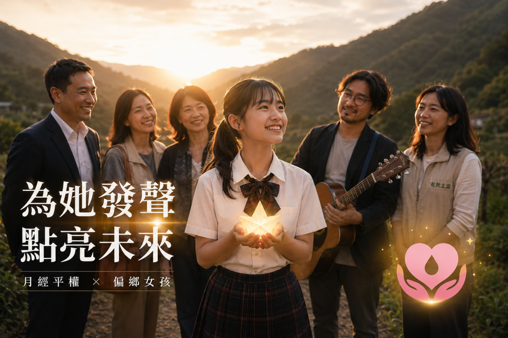 終結山谷裡的隱形貧窮：6/7 月經平權演唱會，看見實業家與音樂人守護偏鄉女孩的「微光承諾」