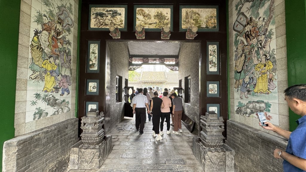 遼寧民俗博物館  入口布置就是真正的「門當戶對」格局