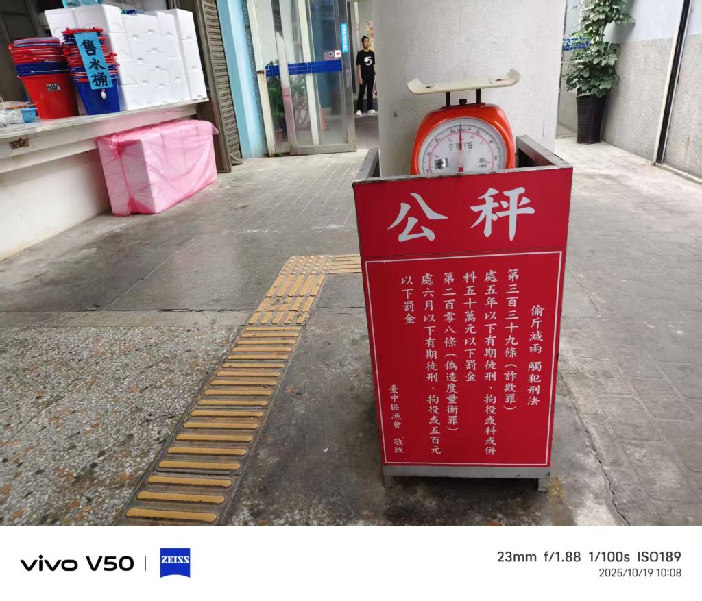 市場公道  讓磅秤數字仲裁
