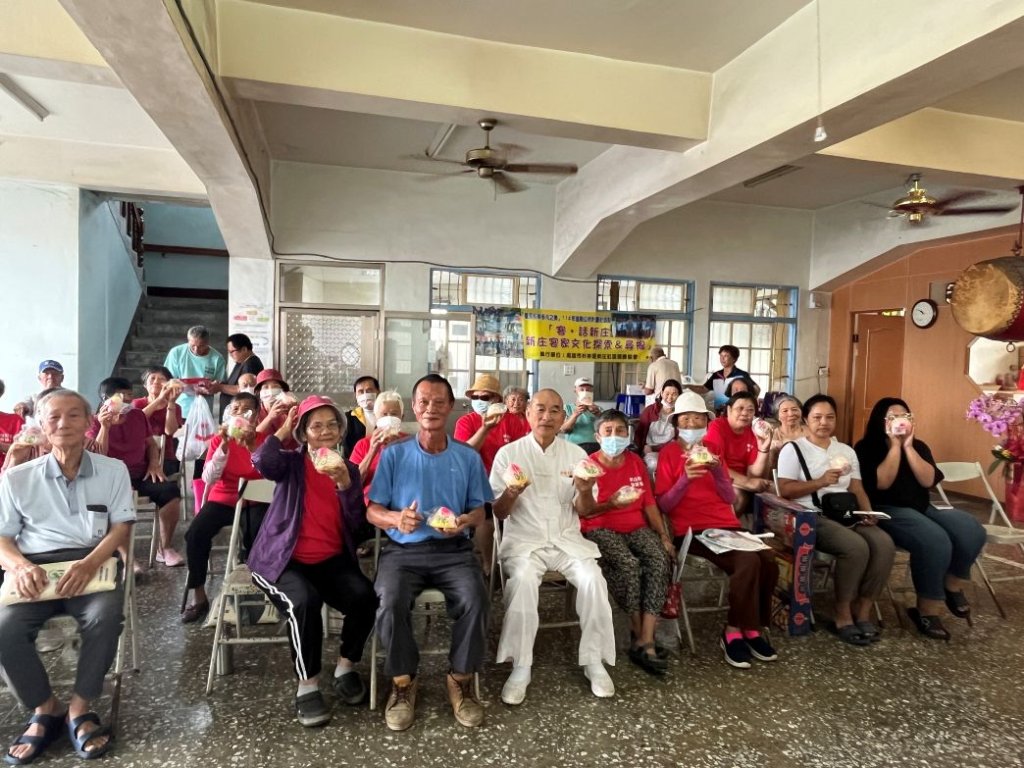 南勝聖母慈善會關懷長者 理事長蔡信榮出席杉林新庄社區九九重陽活動