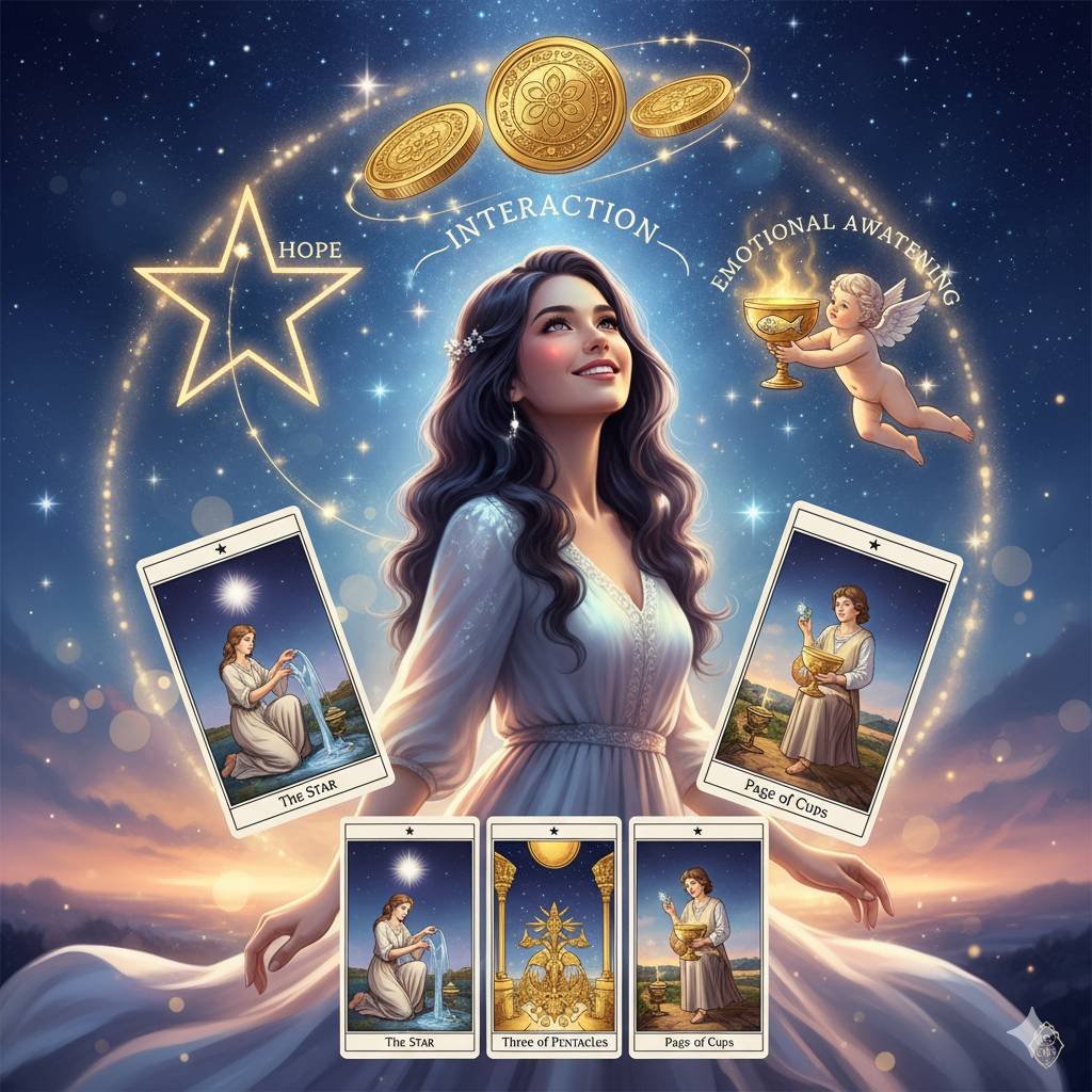 星星下的曖昧：塔羅說，愛在悄悄萌芽