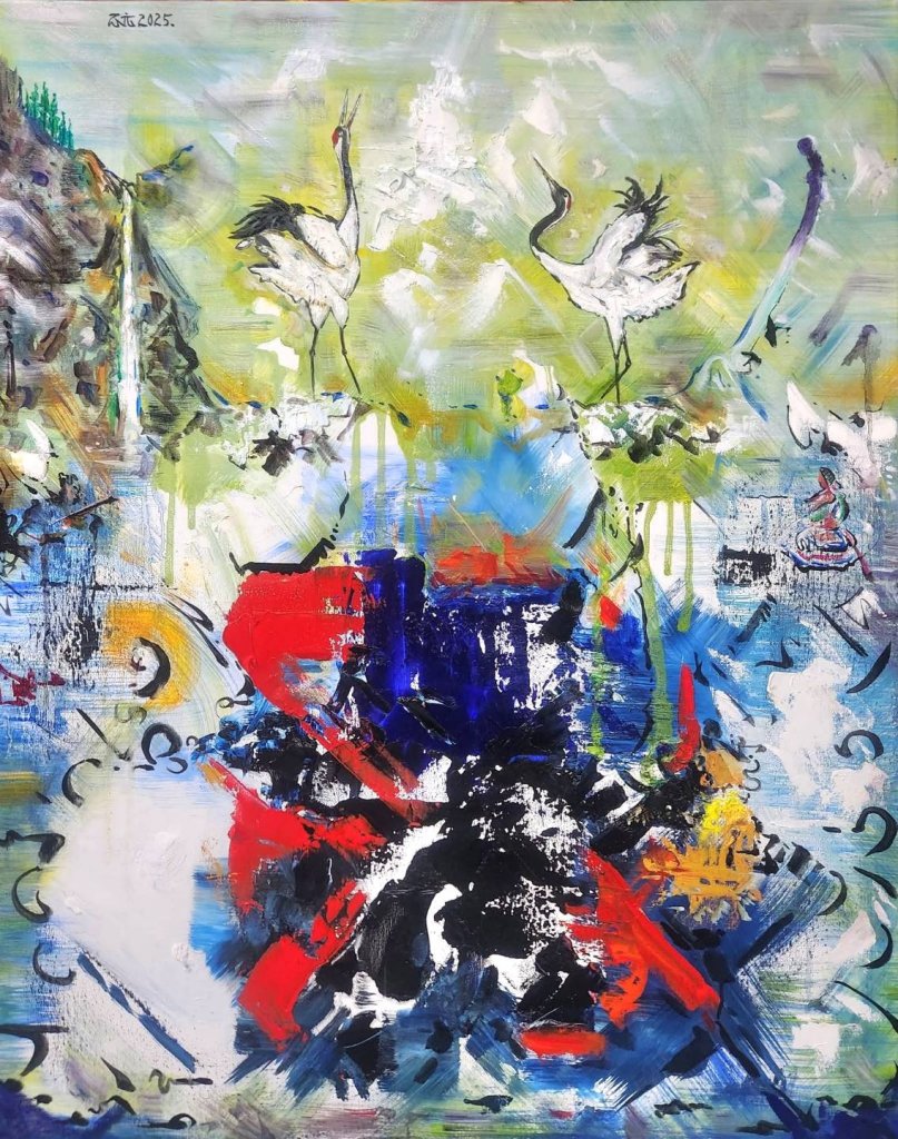 曾正元油畫新作《我能回歸到從前嗎？》——以詩意筆觸描繪時間與記憶的回響