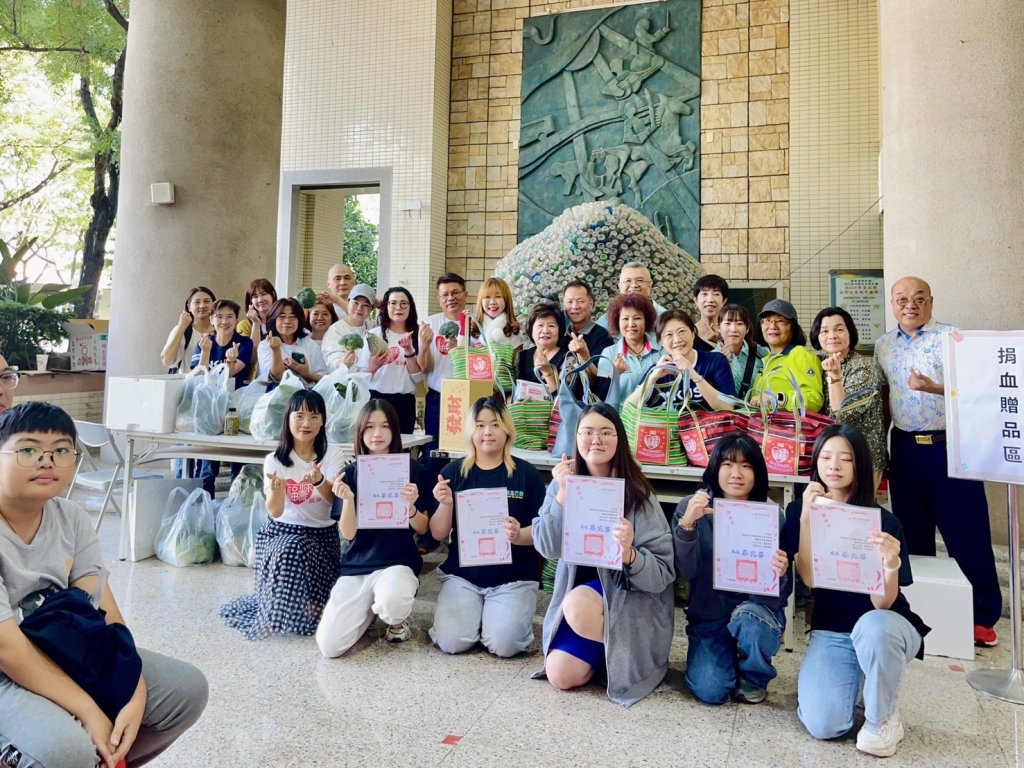 心中有陽光・腳下是力量 「115福祿壽喜愛」迎新春捐血暨寒冬送暖公益活動　福山國中溫暖登場