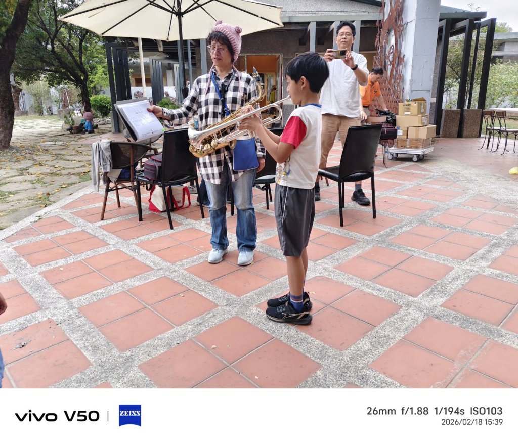 淡水來的小小管樂手        