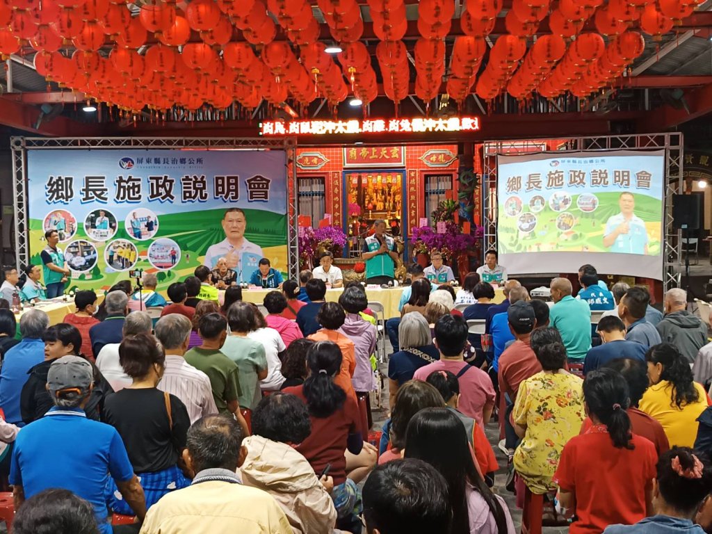 執政效率驚人！吳亮慶率隊玄天上帝宮開講 「一年八個月當四年拚」深耕長治願景