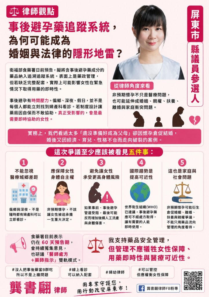 事後藥追蹤系統，為何是婚姻與法律的隱形地雷？