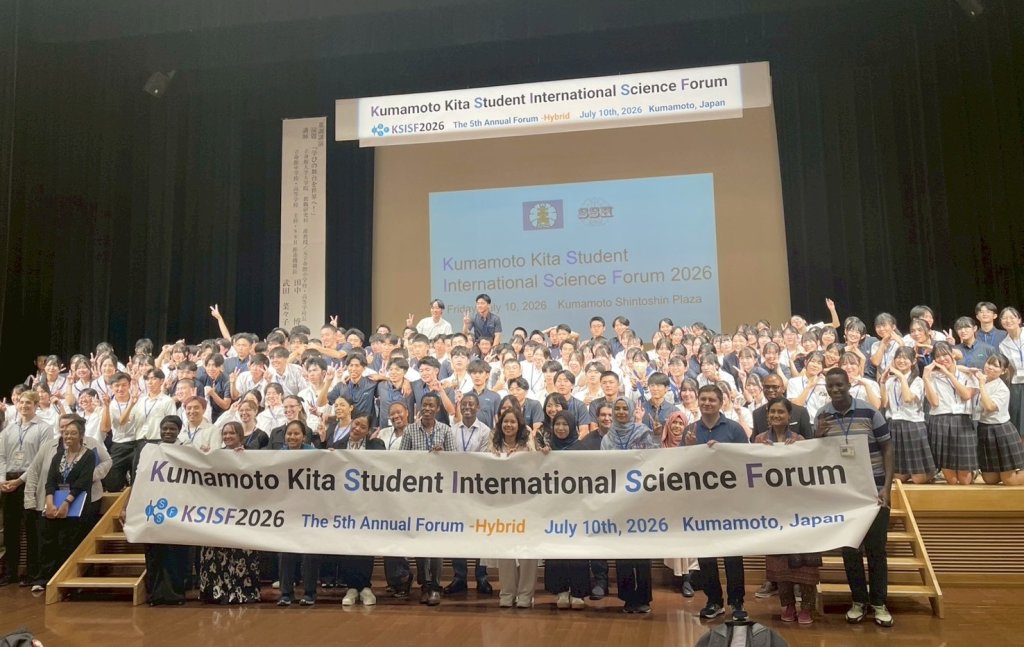 林園高中學子登上日本國際科學論壇舞台，全英發表展現雙語實力