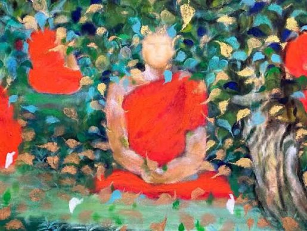 蔣勳畫展「祇樹給孤獨園」培桂堂開展