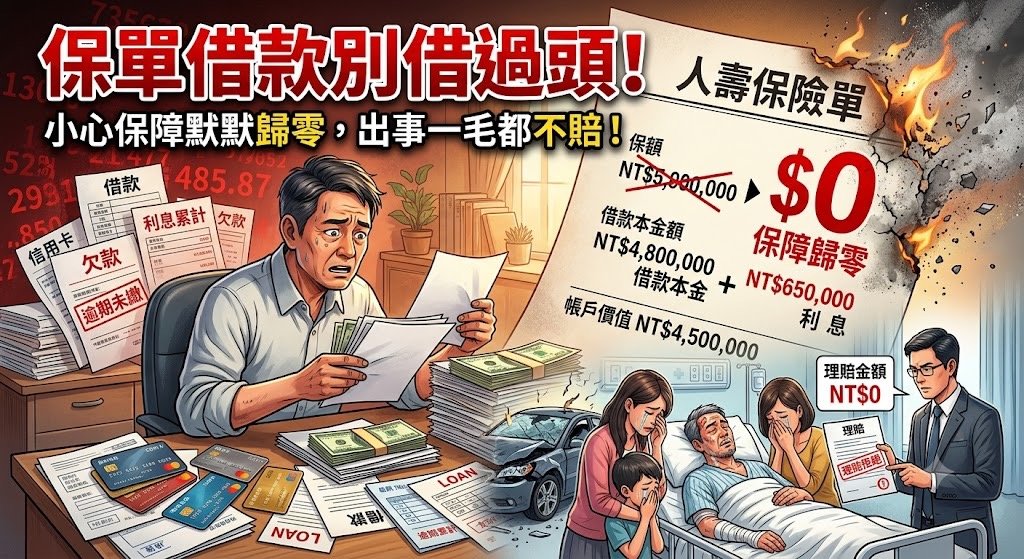 【重提要醒】別讓保單借款「利滾利」吃掉你的保障！3 招教你守住救命錢