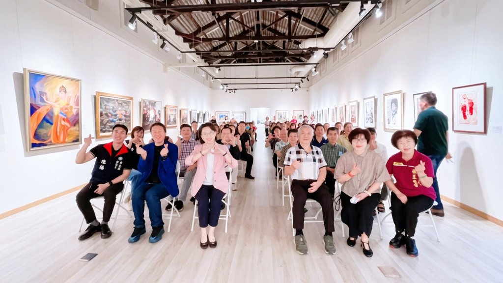 劉震崑《刻畫人生》、魏秀敏《刻畫印記》雙人展於屏東美術館隆重開幕