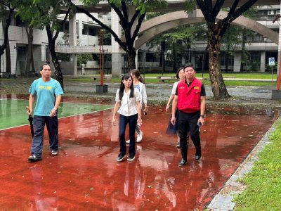 高市教育局全面關心豪雨校況 兵分多路掌握災情、督導校園雨後復原與登革熱防治