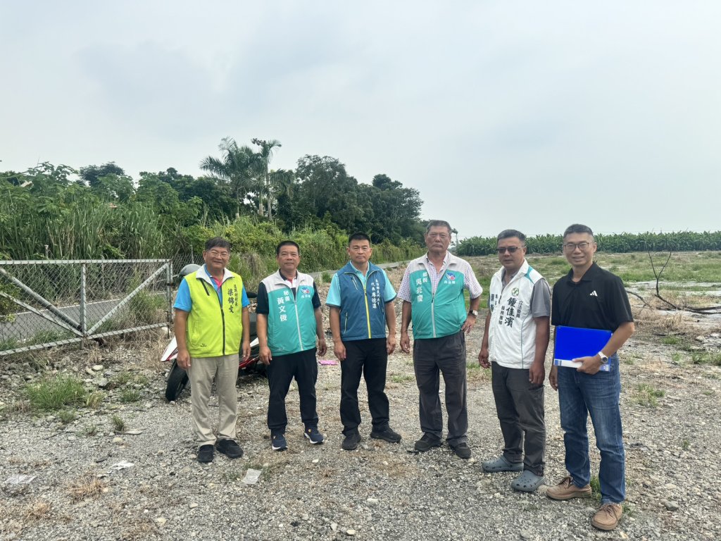 10月21日會勘40-1鄉道道路.橋墩拓寬工程