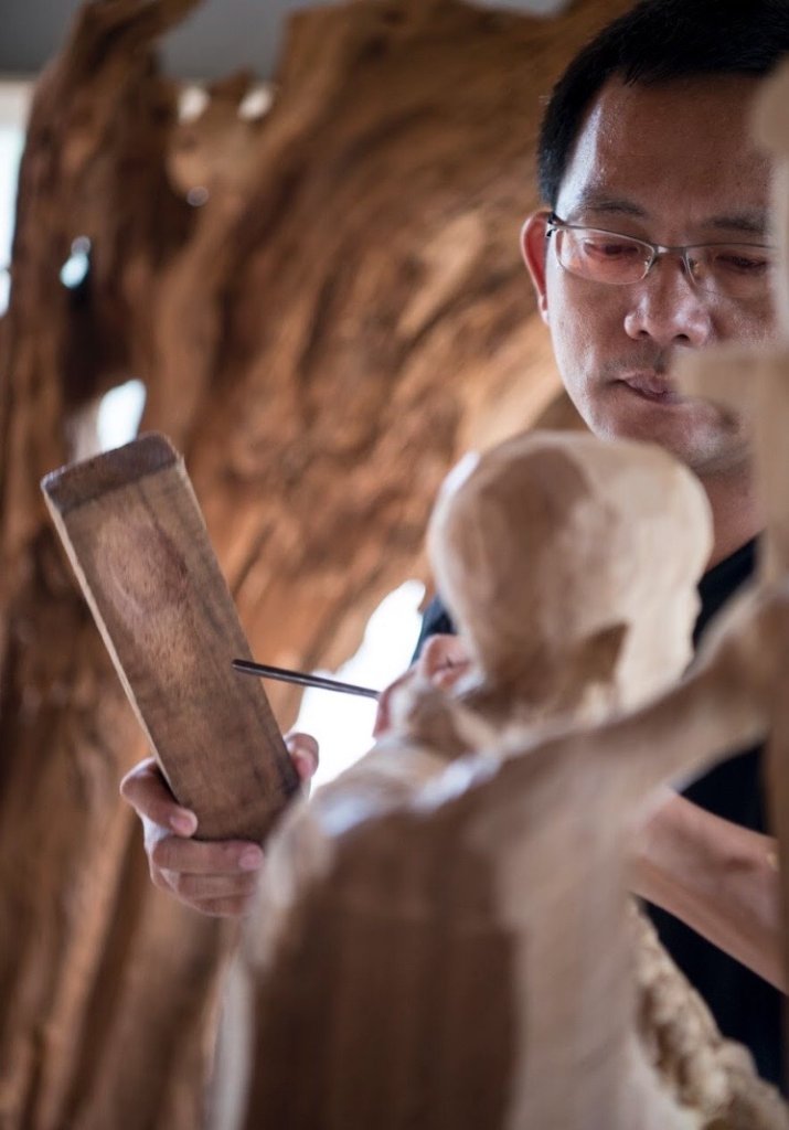 林進昌藝術家《功夫俠客英雄再現》