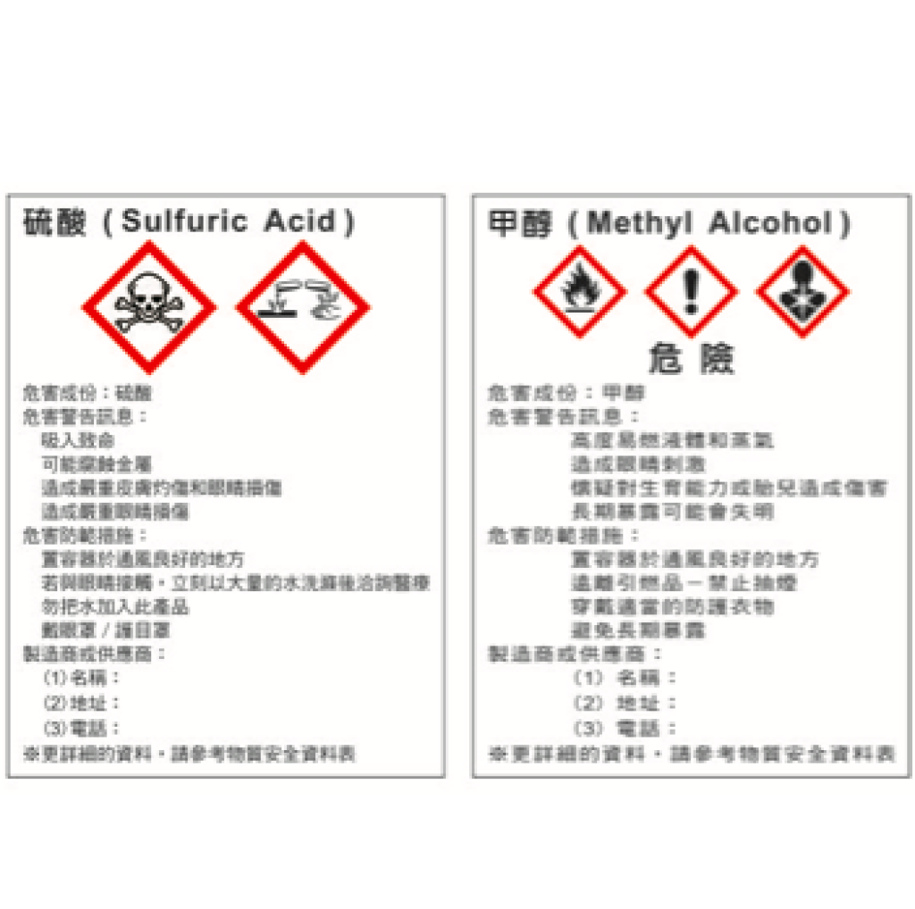 GHS標示牌、SDS資料存放架