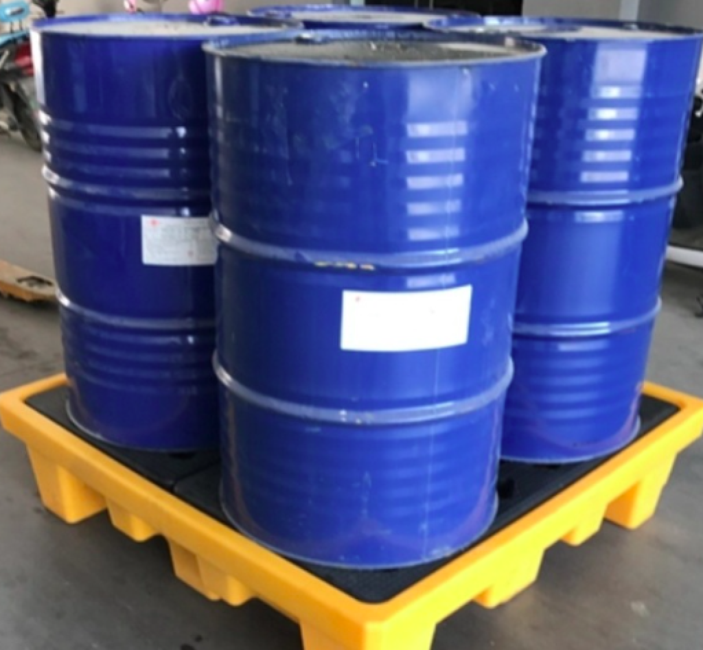  黃色洩漏承接棧板 (4桶）