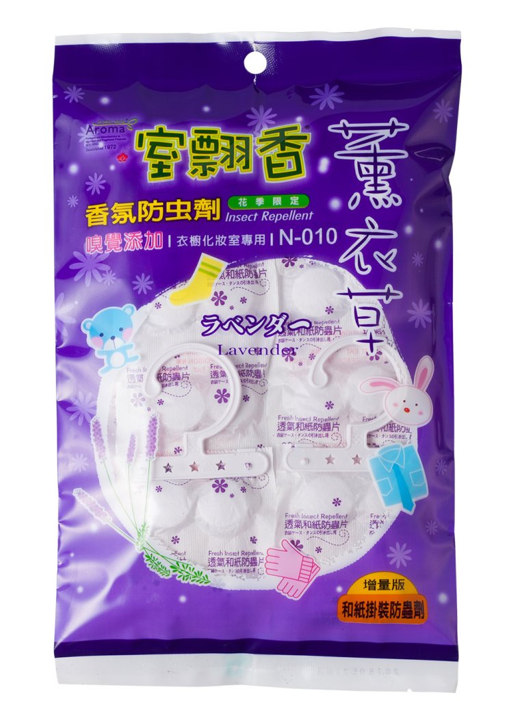 N-010   薰衣草和紙掛裝防蟲錠225g
