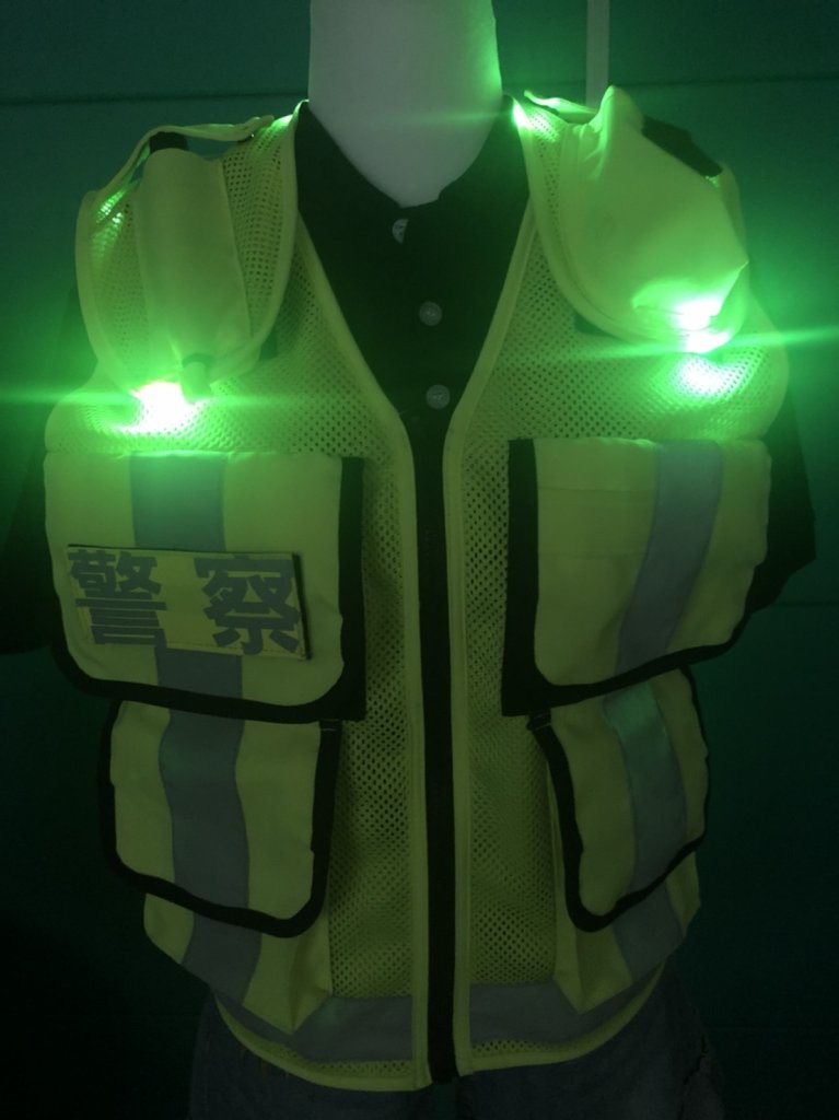 高安全防護發光警示背心