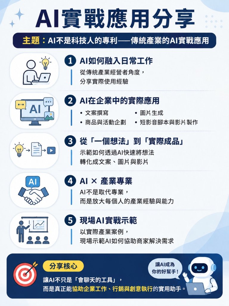 傳統產業的AI實際應用