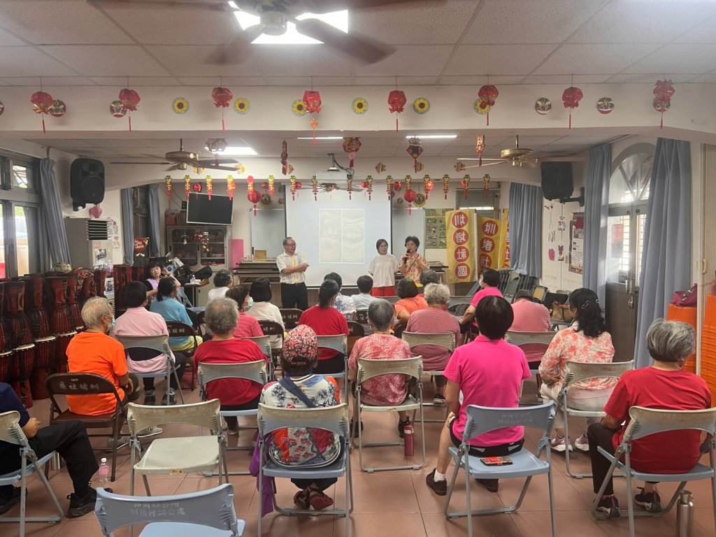 1150813台中神岡圳堵社區關懷協會口腔健康公益講座，與鄉民熱情互動