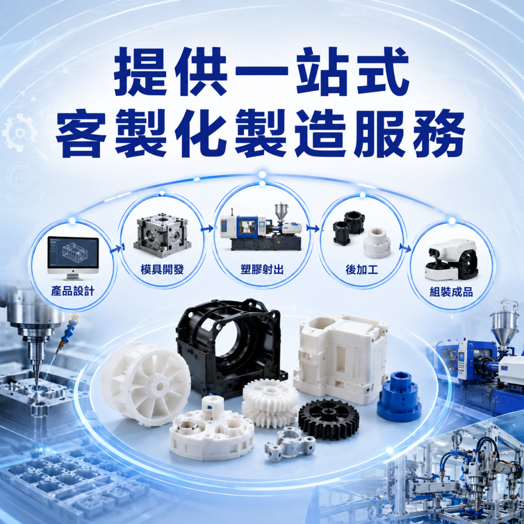提供一站式客製化製造服務