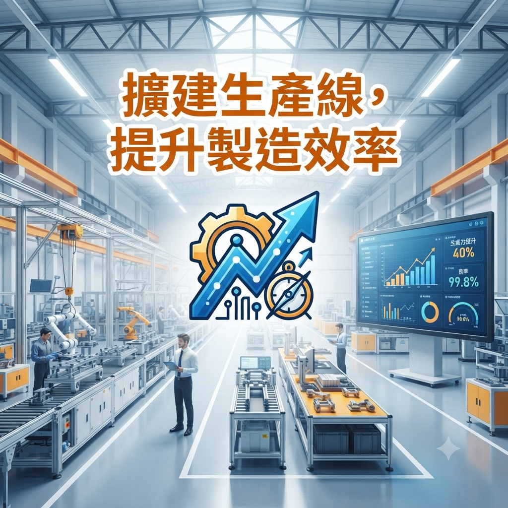 擴建生產線，提升製造效率