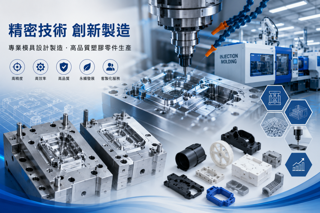 精密模具技術升級　推動塑膠零件製造邁向高品質新時代