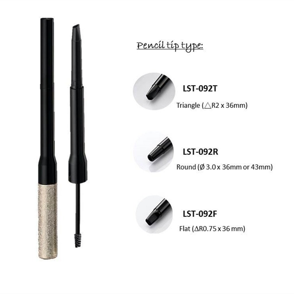 Double Ended Eyebrow Pencil + Bottle LST-092