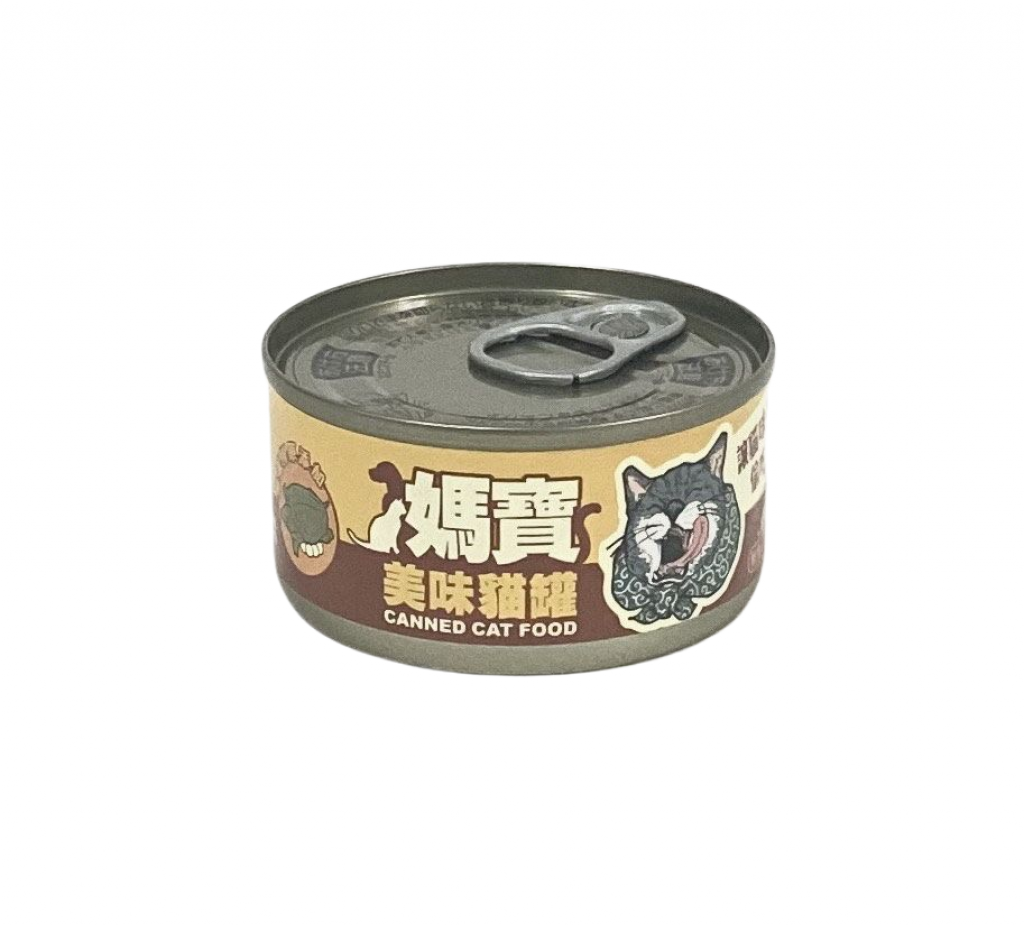 媽寶美味貓罐鮪魚+丁香魚85g/24入