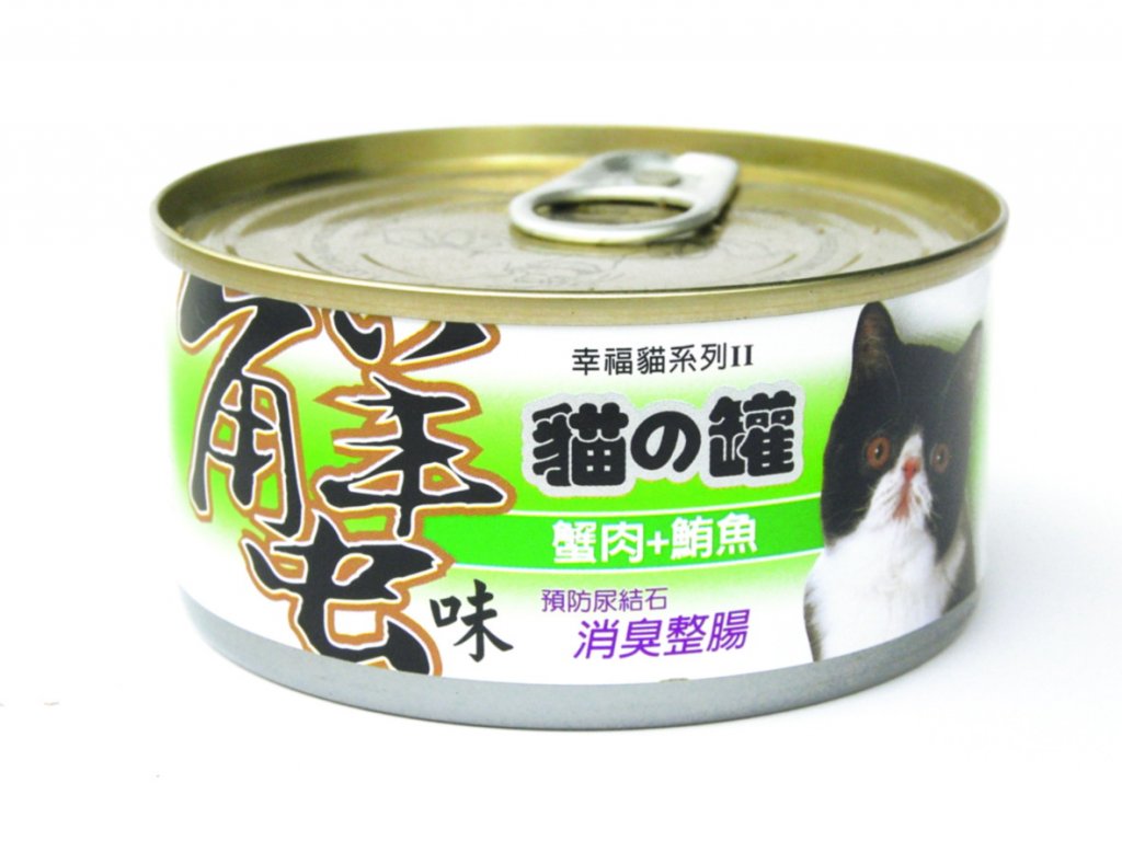 幸福II大貓罐-蟹肉+鮪魚170g/48入