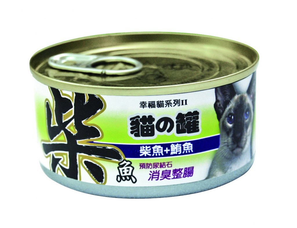 幸福II大貓罐-柴魚+鮪魚170g/48入