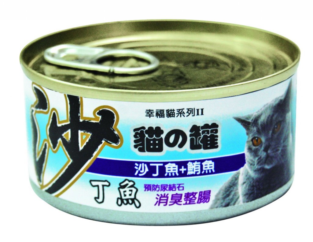 幸福II大貓罐-沙丁魚+鮪魚170g/48入