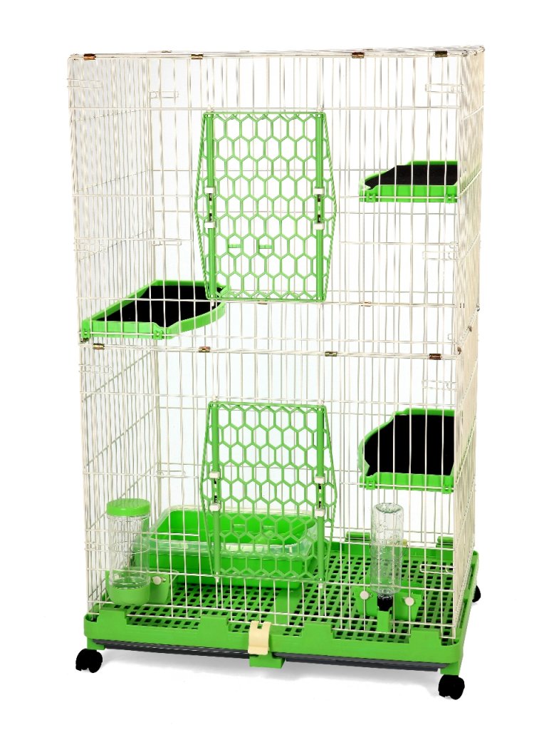 ACEPET精緻型三層鐵網貓籠(3個跳板)