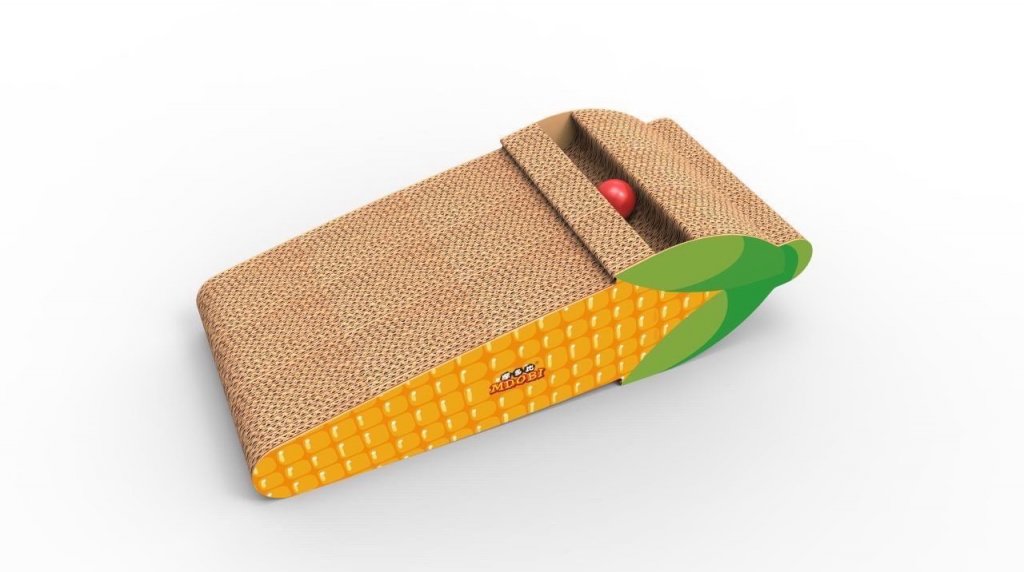 摩多比-香甜玉米蜀造型紙抓板