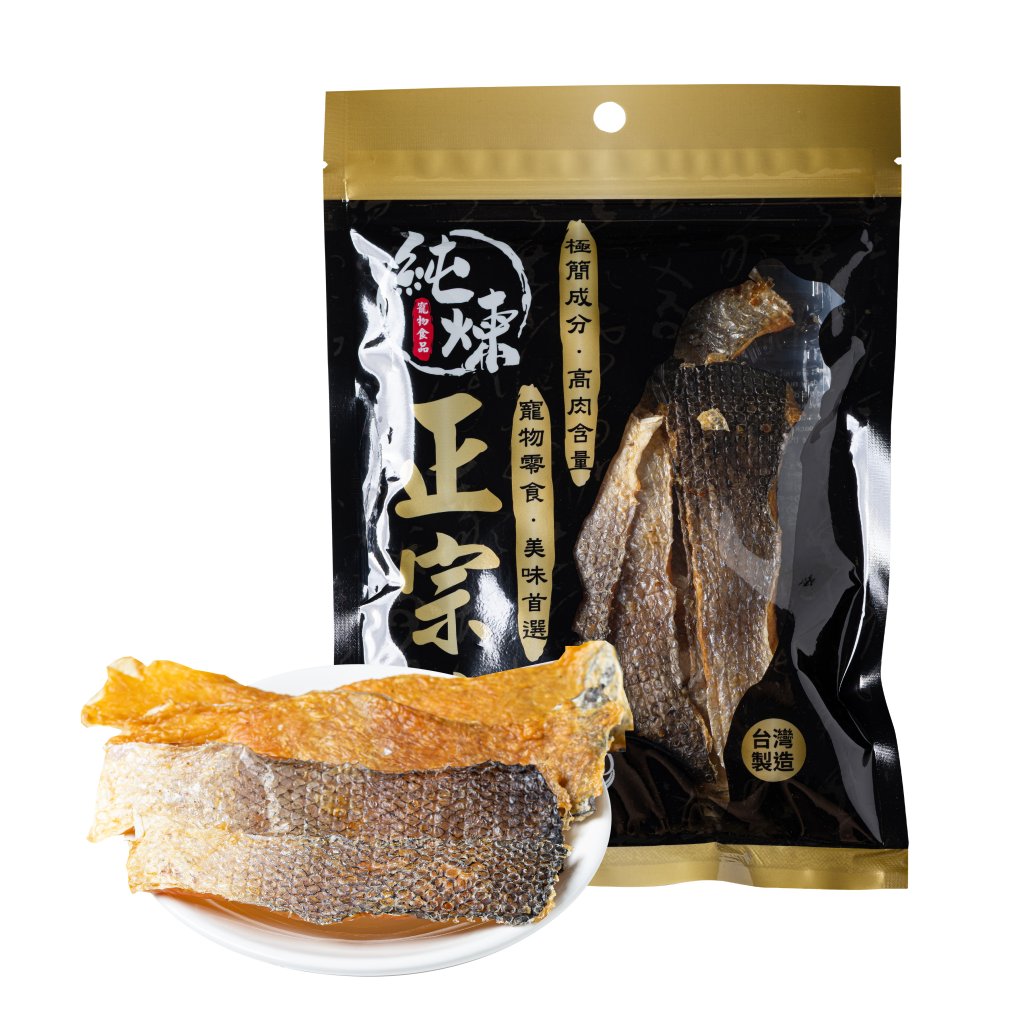 純煉-正宗雞雞肉鮭魚皮-50g