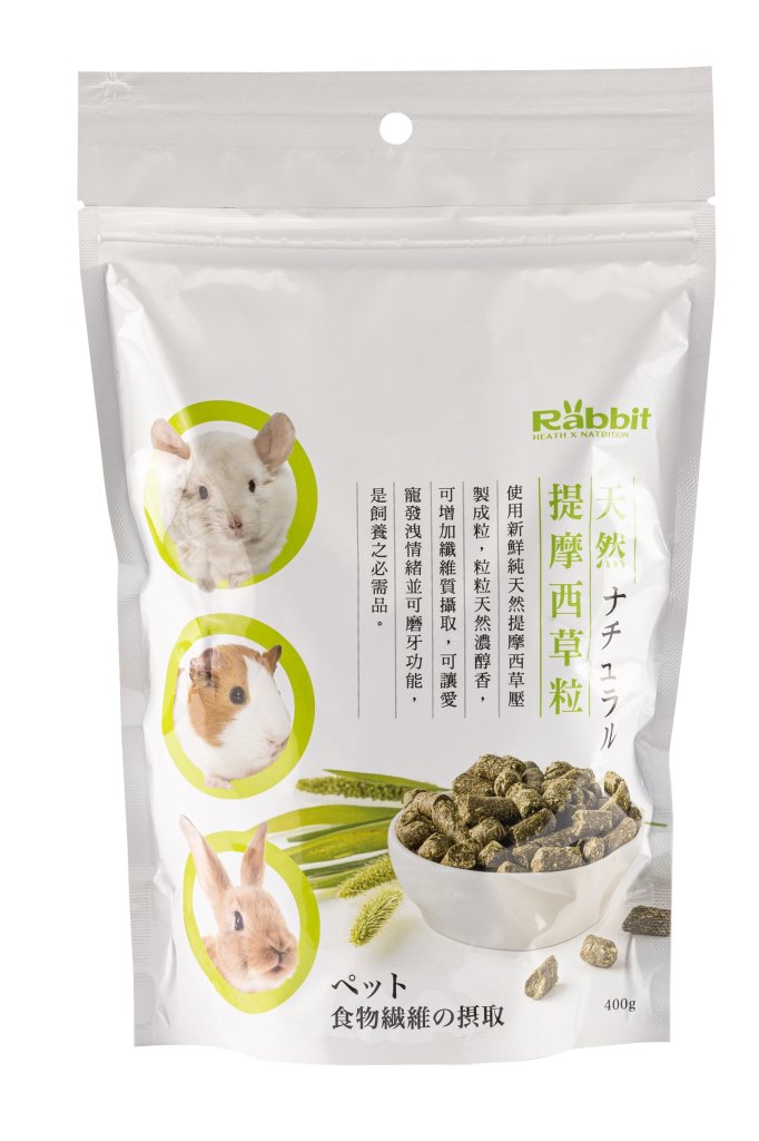 RabBit天然提摩西草粒-400g